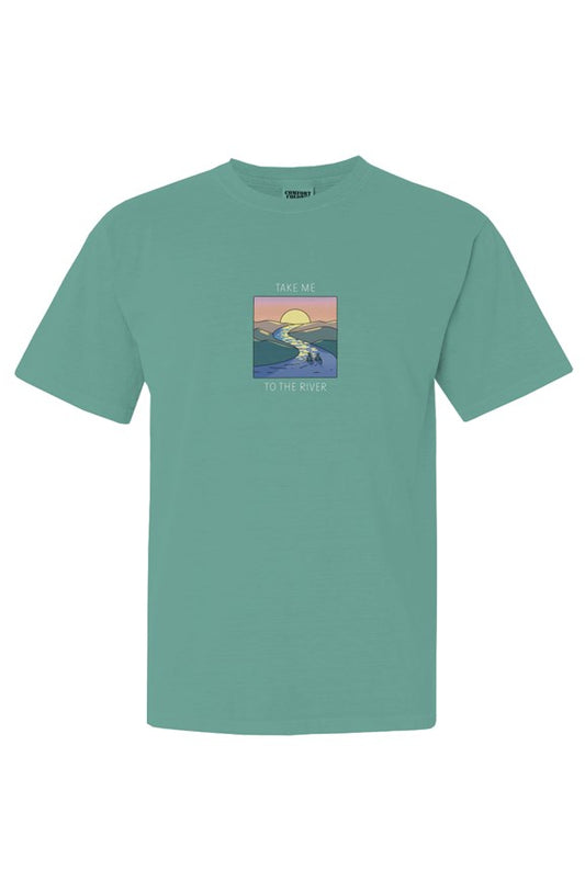 River Tee Sample Seafoam