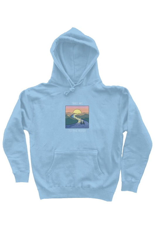 River Hoodie - Aqua